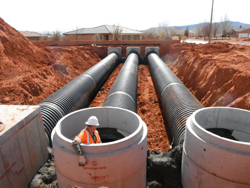 Underground Utilities, Excavating Contractor, St. Utah, Nevada